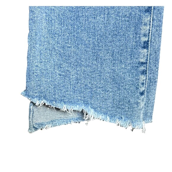 Mother The Looker Ankle Step Fray Size 25 Blue Jeans Exposed Secret Sister - Picture 14 of 15